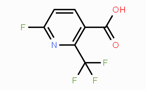 CAS No. 1227599-87-2, 6-Fluoro-2-(trifluoromethyl)nicotinic acid