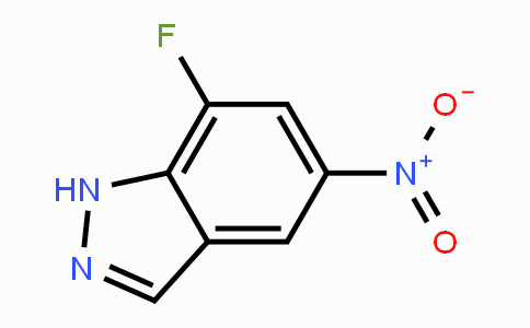 CAS No. 1105175-05-0, 7-Fluoro-5-nitro-1h-indazole