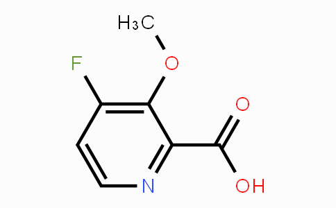 CAS No. 1211591-44-4, 4-Fluoro-3-methoxypyridine-2-carboxylic acid