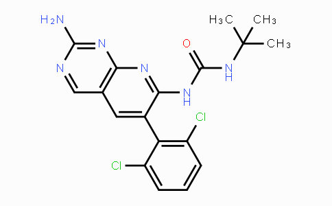 CAS No. 179343-17-0, 1-(2-Amino-6-(2,6-dichlorophenyl)pyrido[2,3-d]pyrimidin-7-yl)-3-(tert-butyl)urea