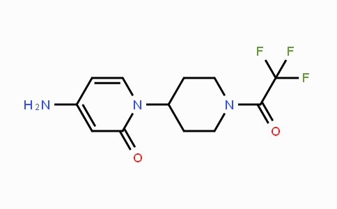CAS No. 1934443-89-6, 4-Amino-1-(1-(2,2,2-trifluoroacetyl)piperidin-4-yl)pyridin-2(1H)-one