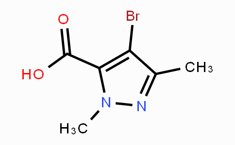 CAS No. 5775-88-2, 4-Bromo-1,3-dimethyl-1H-pyrazole-5-carboxylic acid