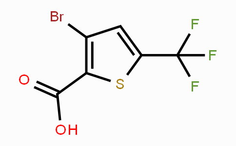 CAS No. 1823887-86-0, 3-Bromo-5-(trifluoromethyl)thiophene-2-carboxylic acid