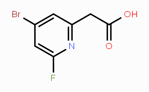 CAS No. 1393550-17-8, 2-(4-Bromo-6-fluoropyridin-2-yl)acetic acid