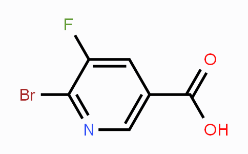 CAS No. 38186-87-7, 6-Bromo-5-fluoronicotinic acid