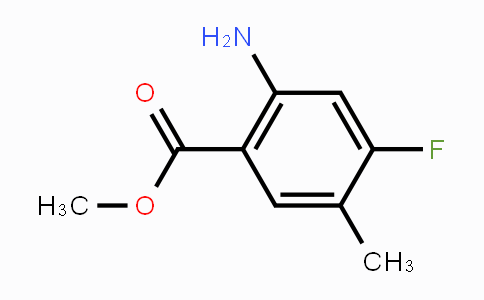 CAS No. 1037206-86-2, Methyl 2-amino-4-fluoro-5-methylbenzoate