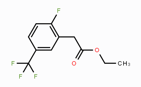 CAS No. 1260657-93-9, Ethyl 2-(2-fluoro-5-(trifluoromethyl)phenyl)acetate