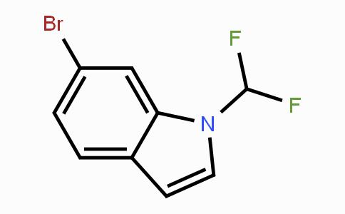 CAS No. 1597350-91-8, 6-Bromo-1-(difluoromethyl)-1H-indole