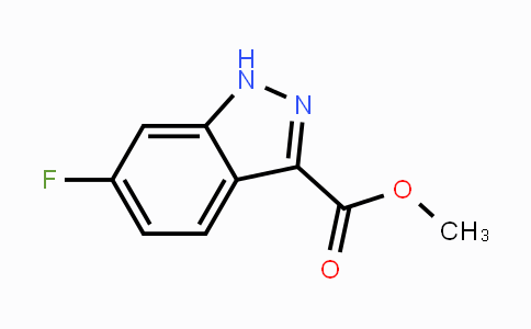 CAS No. 885279-26-5, Methyl 6-fluoro-1H-indazole-3-carboxylate