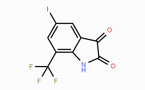 CAS No. 1067187-88-5, 5-Iodo-7-(trifluoromethyl)indoline-2,3-dione