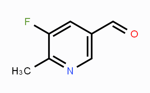 CAS No. 917835-70-2, 5-Fluoro-6-methylnicotinaldehyde