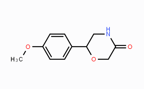 CAS No. 5196-94-1, 6-(4-Methoxyphenyl)morpholin-3-one