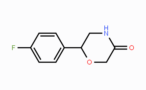 CAS No. 951626-54-3, 6-(4-Fluorophenyl)morpholin-3-one