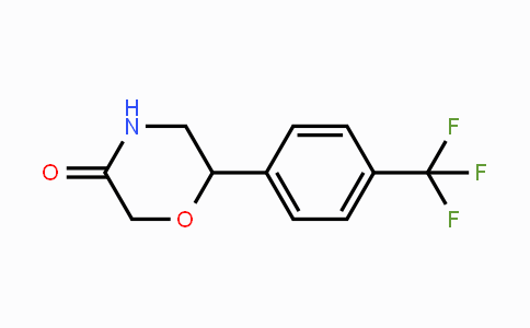 CAS No. 7125-73-7, 6-(4-(Trifluoromethyl)phenyl)morpholin-3-one