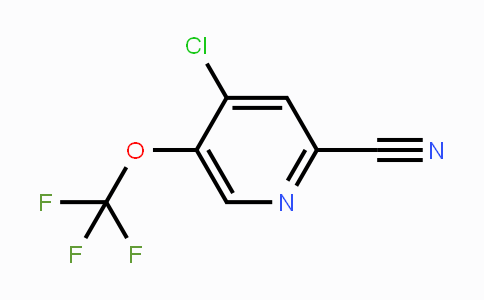 1361751-90-7 | 4-Chloro-2-cyano-5-(trifluoromethoxy)pyridine