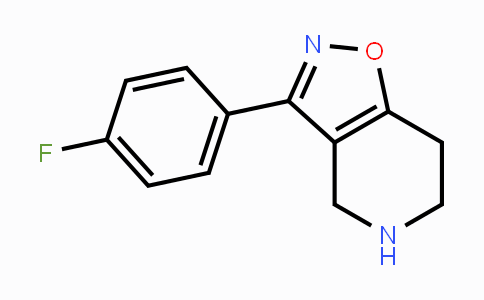 CAS No. 1188264-00-7, 3-(4-Fluorophenyl)-4,5,6,7-tetrahydroisoxazolo[4,5-c]pyridine