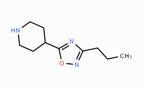 CAS No. 902837-03-0, 5-(Piperidin-4-yl)-3-propyl-1,2,4-oxadiazole