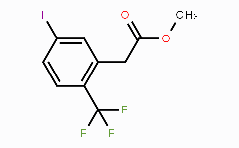 CAS No. 1261650-09-2, Methyl 5-iodo-2-(trifluoromethyl)phenylacetate