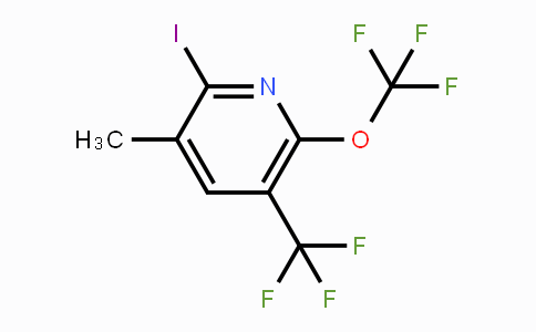 1804363-92-5 | 2-Iodo-3-methyl-6-(trifluoromethoxy)-5-(trifluoromethyl)pyridine