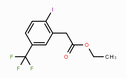 1261648-58-1 | Ethyl 2-iodo-5-(trifluoromethyl)phenylacetate
