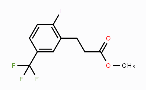 CAS No. 1261650-11-6, Methyl 3-(2'-iodo-5'-(trifluoromethyl)phenyl)propionate
