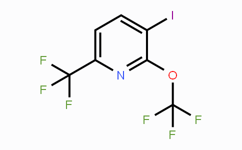 CAS No. 1804296-72-7, 3-Iodo-2-(trifluoromethoxy)-6-(trifluoromethyl)pyridine