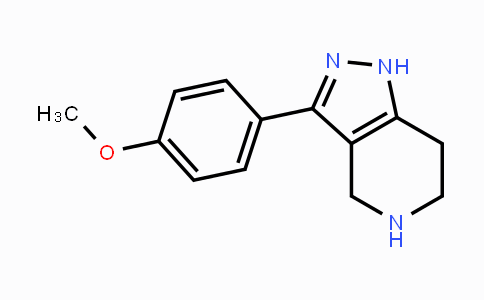 CAS No. 87628-42-0, 3-(4-Methoxyphenyl)-4,5,6,7-tetrahydro-1H-pyrazolo[4,3-c]pyridine
