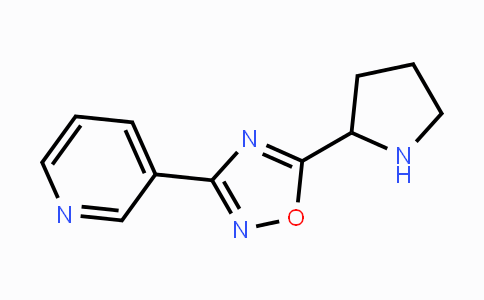 CAS No. 915924-48-0, 3-(Pyridin-3-yl)-5-(pyrrolidin-2-yl)-1,2,4-oxadiazole
