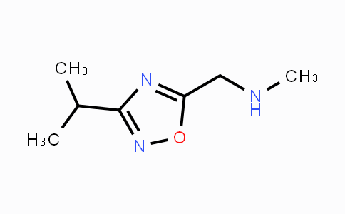 CAS No. 1041527-07-4, 1-(3-Isopropyl-1,2,4-oxadiazol-5-yl)-N-methylmethanamine