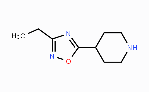 CAS No. 912761-48-9, 4-(3-Ethyl-1,2,4-oxadiazol-5-yl)piperidine