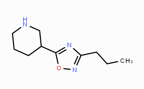 CAS No. 902837-18-7, 5-(Piperidin-3-yl)-3-propyl-1,2,4-oxadiazole