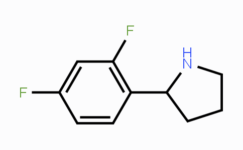 CAS No. 524674-05-3, 2-(2,4-Difluorophenyl)pyrrolidine