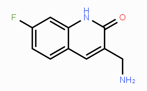 CAS No. 887405-62-1, 3-(Aminomethyl)-7-fluoroquinolin-2(1H)-one