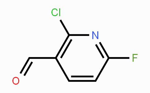 CAS No. 1227563-22-5, 2-Chloro-6-fluoronicotinaldehyde
