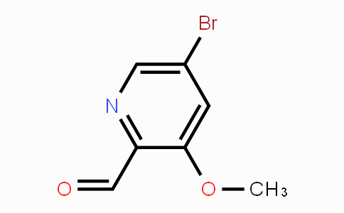 CAS No. 1087659-24-2, 5-Bromo-3-methoxypicolinaldehyde