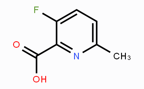 CAS No. 1256806-43-5, 3-Fluoro-6-methylpyridine-2-carboxylic acid