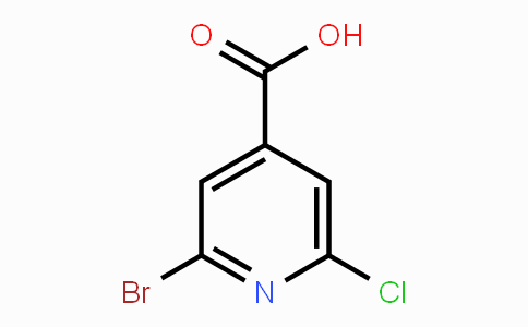 CAS No. 1060811-26-8, 2-Bromo-6-chloroisonicotinic acid