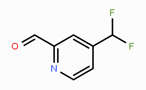 CAS No. 1211519-47-9, 4-(Difluoromethyl)pyridine-2-carbaldehyde