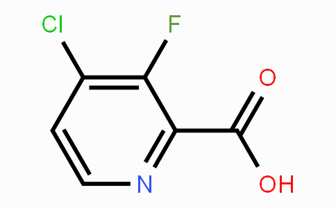 CAS No. 860296-21-5, 4-Chloro-3-fluoropicolinic acid