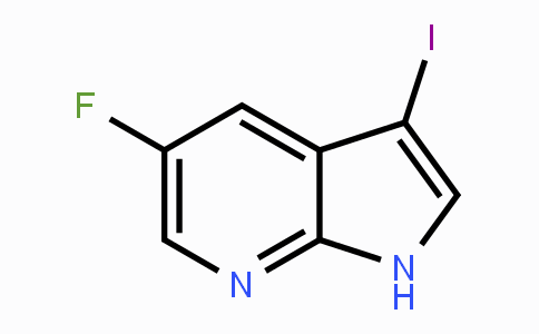 CAS No. 900514-10-5, 5-Fluoro-3-iodo-1H-pyrrolo[2,3-b]pyridine