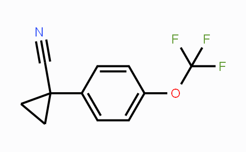 CAS No. 173859-39-7, 1-(4-(Trifluoromethoxy)phenyl)cyclopropanecarbonitrile