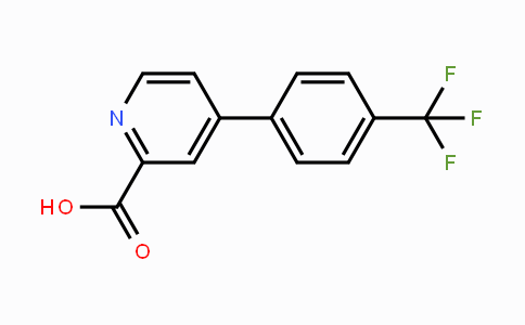 CAS No. 1255634-46-8, 4-(4-(Trifluoromethyl)phenyl)picolinic acid