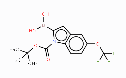 1034566-16-9 | 1H-Indole-1-carboxylic acid,2-borono-5-(trifluoromethoxy)-,1-(1,1-dimethylethyl)ester