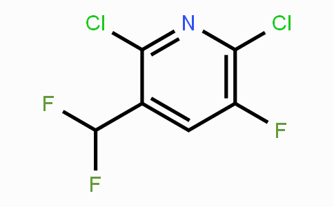 CAS No. 1374659-39-8, 2,6-Dichloro-3-(difluoromethyl)-5-fluoro-pyridine