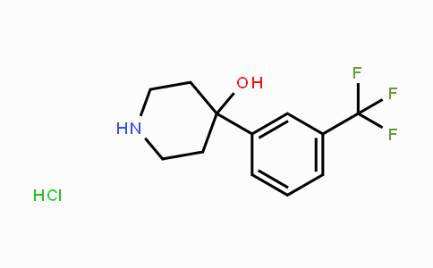 CAS No. 1683-49-4, 4-(3-(Trifluoromethyl)phenyl)piperidin-4-ol hydrochloride