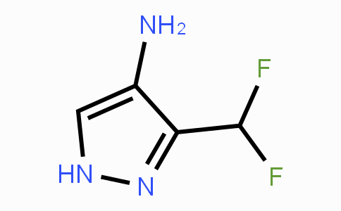 CAS No. 1443288-79-6, 3-(Difluoromethyl)-1H-pyrazol-4-amine