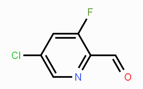 CAS No. 214055-11-5, 5-Chloro-3-fluoropicolinaldehyde