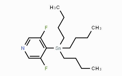 CAS No. 765916-82-3, 3,5-Difluoro-4-(tributylstannyl)pyridine