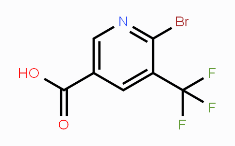 CAS No. 1805579-11-6, 6-Bromo-5-(trifluoromethyl)nicotinic acid
