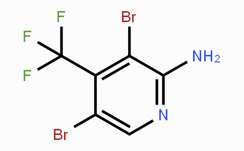 CAS No. 1446182-32-6, 3,5-Dibromo-4-trifluoromethyl-pyridin-2-ylamine